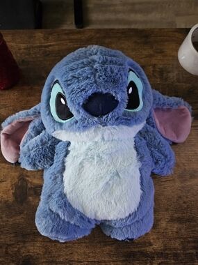 Disney Stitch Blue Plush Hot Water Bottle Stuffed Animal